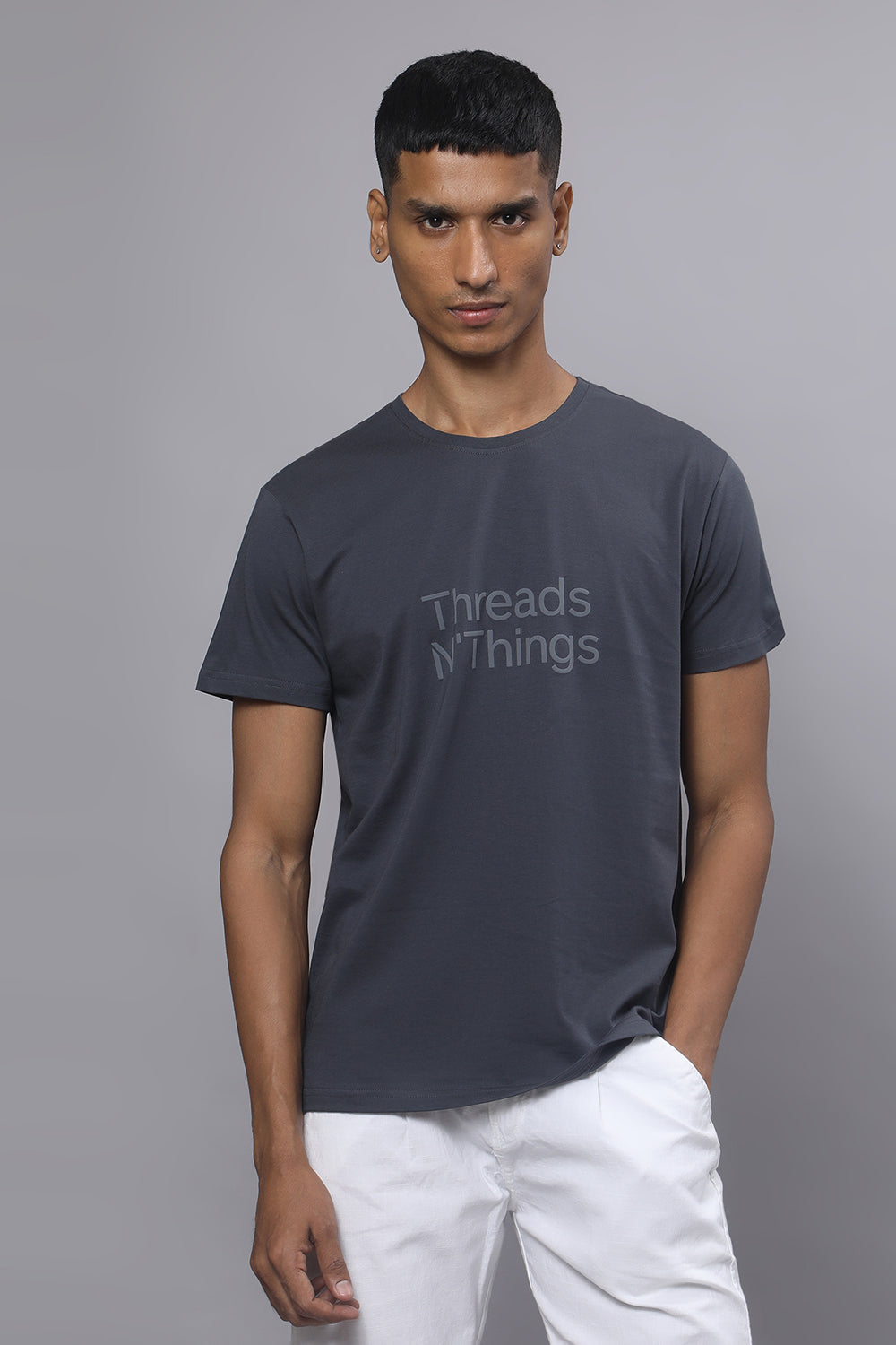 Sterling Luxe Supima Tee – Grey
