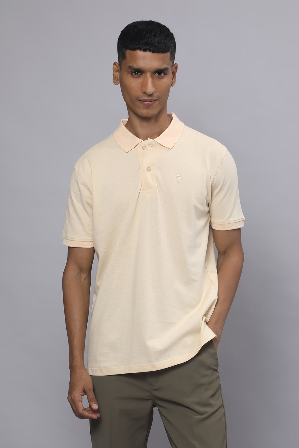Ivory Edge Polo - Ivory