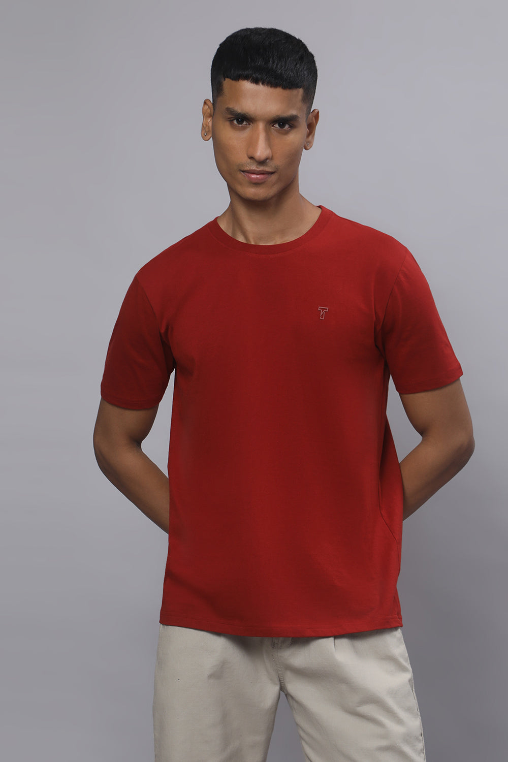 Maroon Monarch Tee – Deep Maroon
