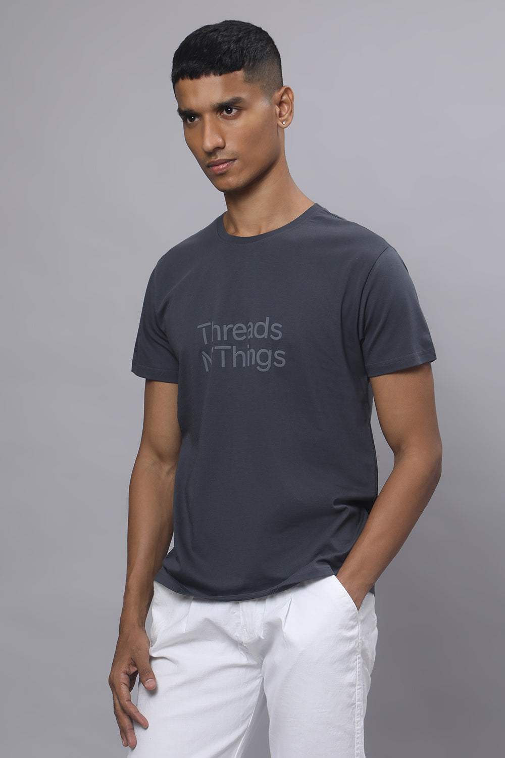 Sterling Luxe Supima Tee – Grey