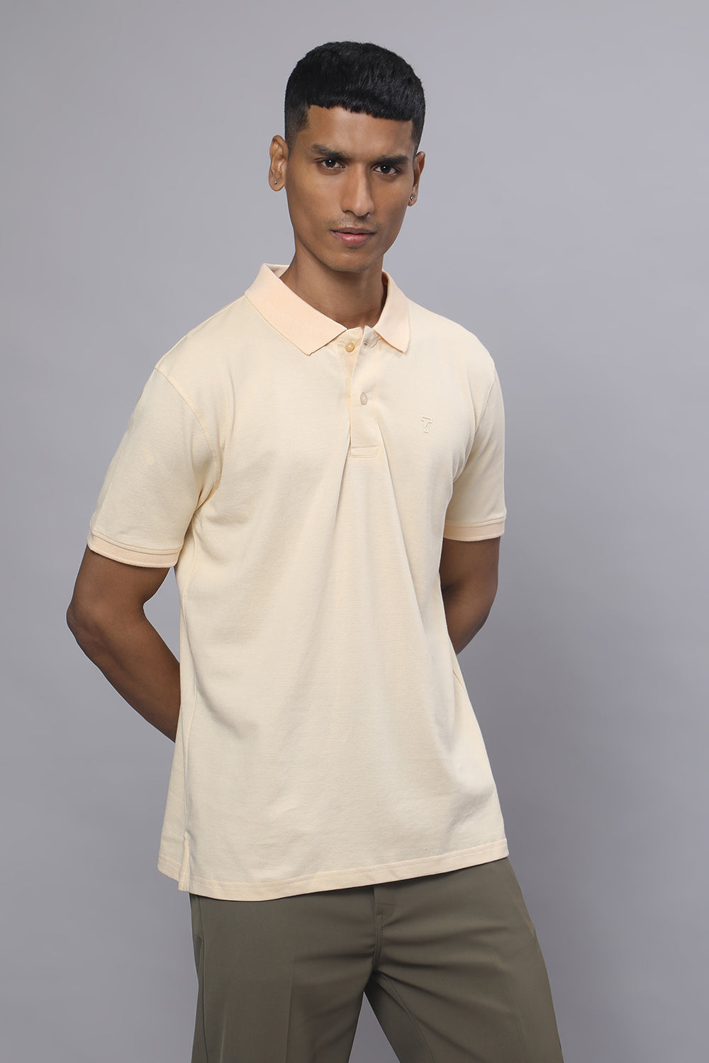 Ivory Edge Polo - Ivory