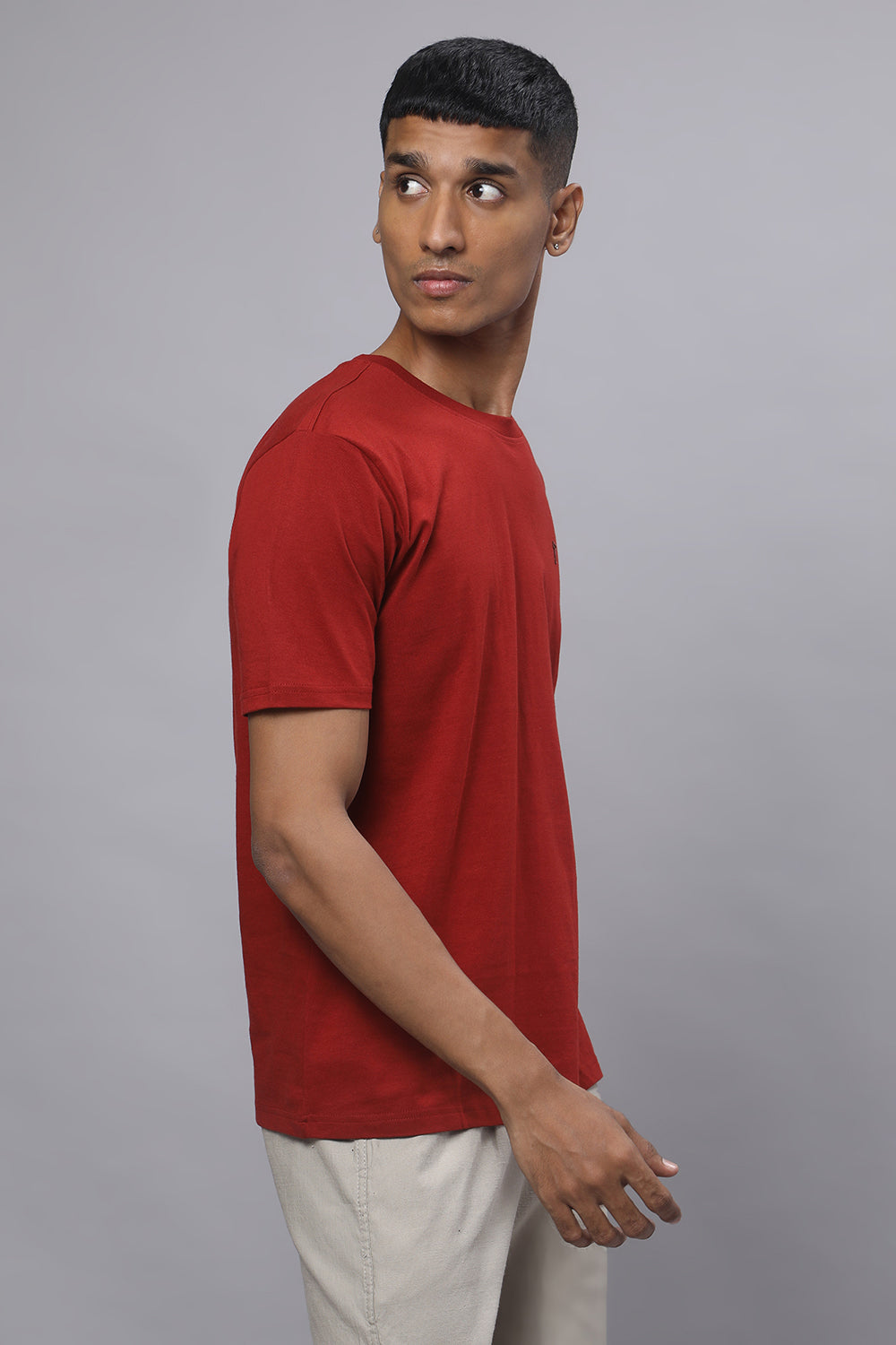 Maroon Monarch Tee – Deep Maroon