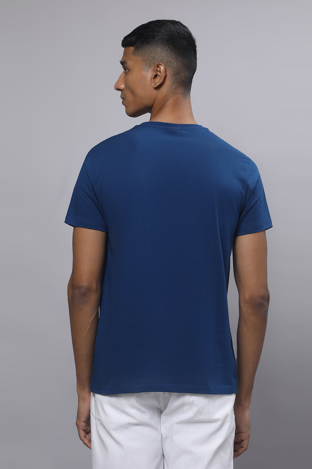 Azure Luxe Supima Tee –  Blue