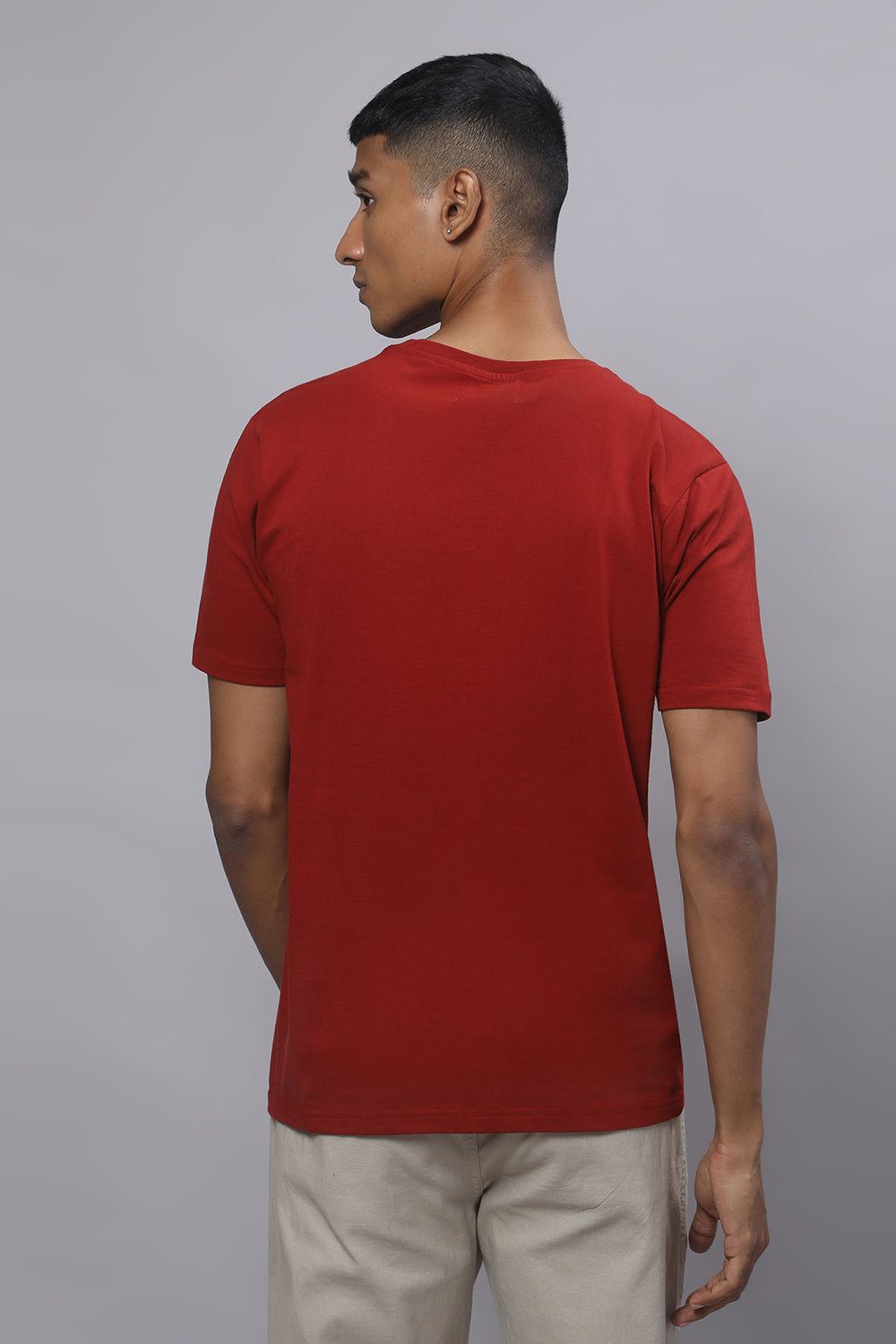 Maroon Monarch Tee – Deep Maroon