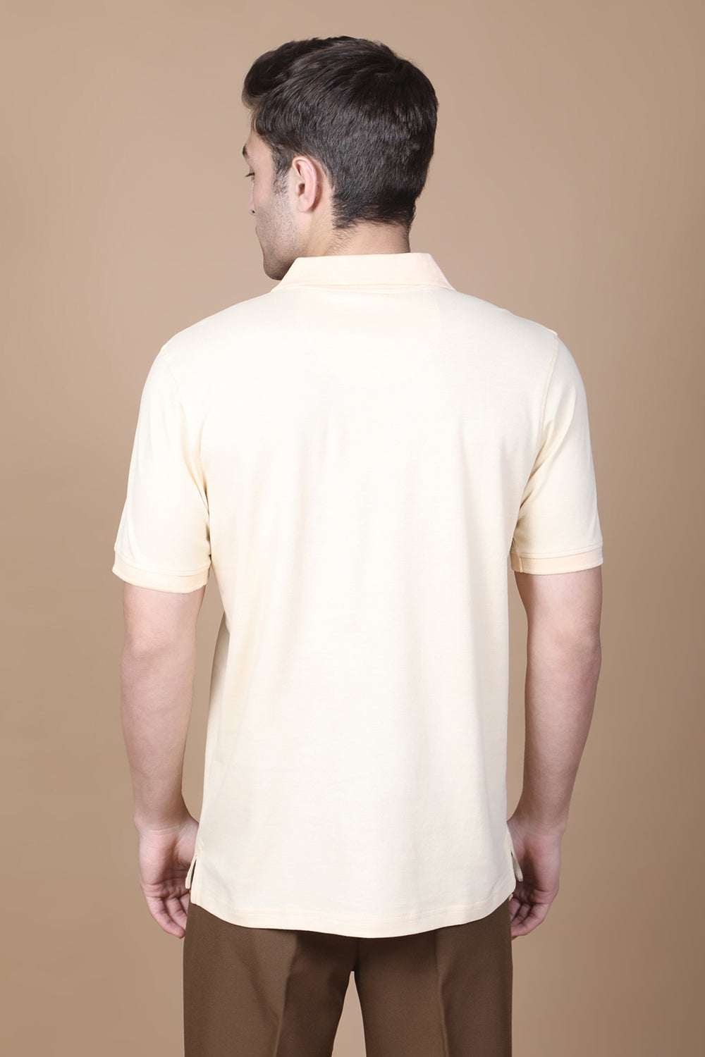 Ivory Edge Polo – Ivory with Design
