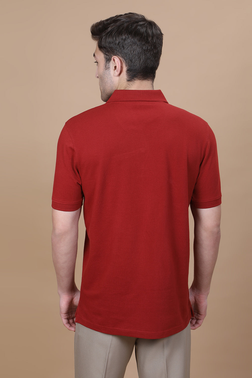Maroon Monarch Polo – Deep Maroon