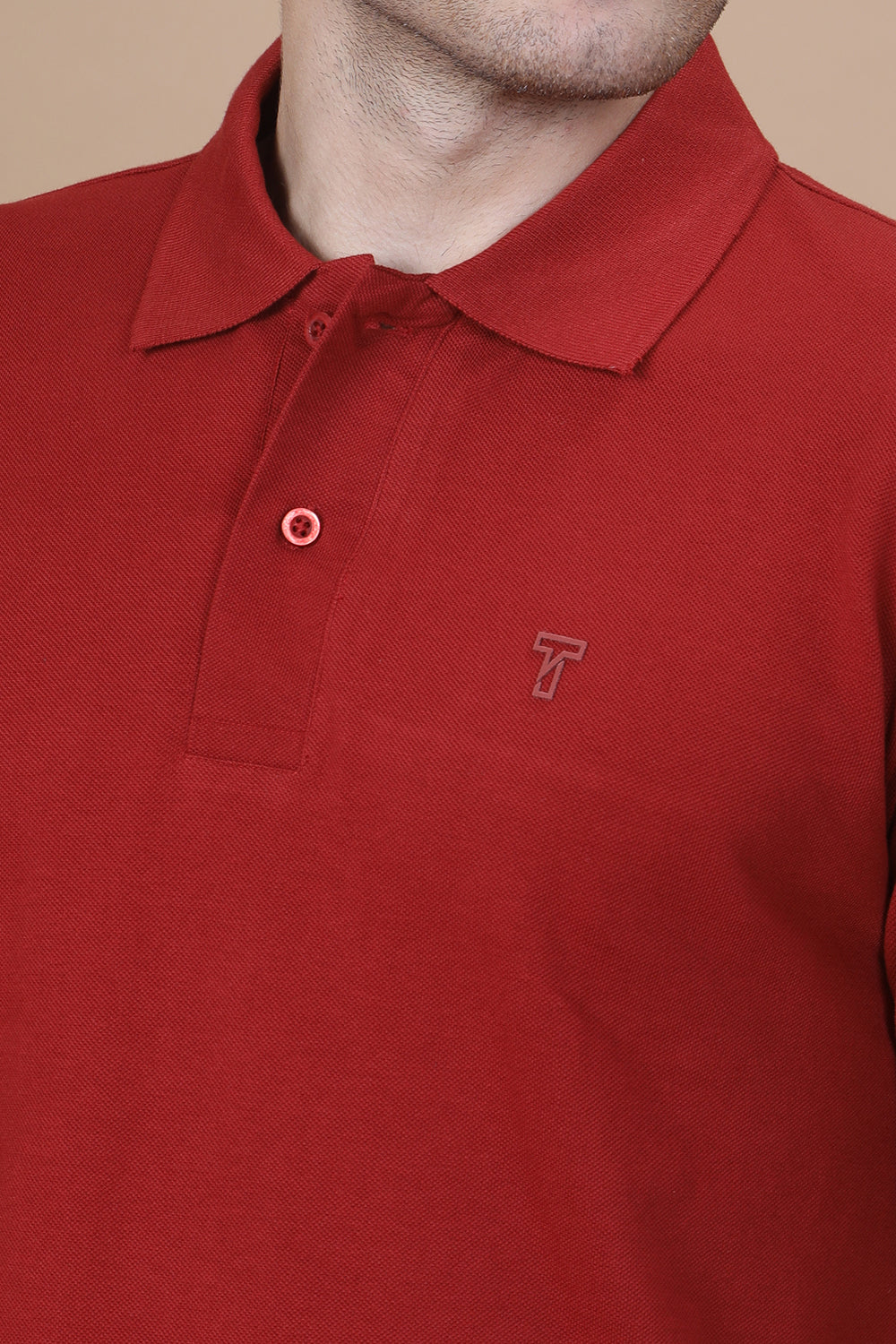 Maroon Monarch Polo – Deep Maroon