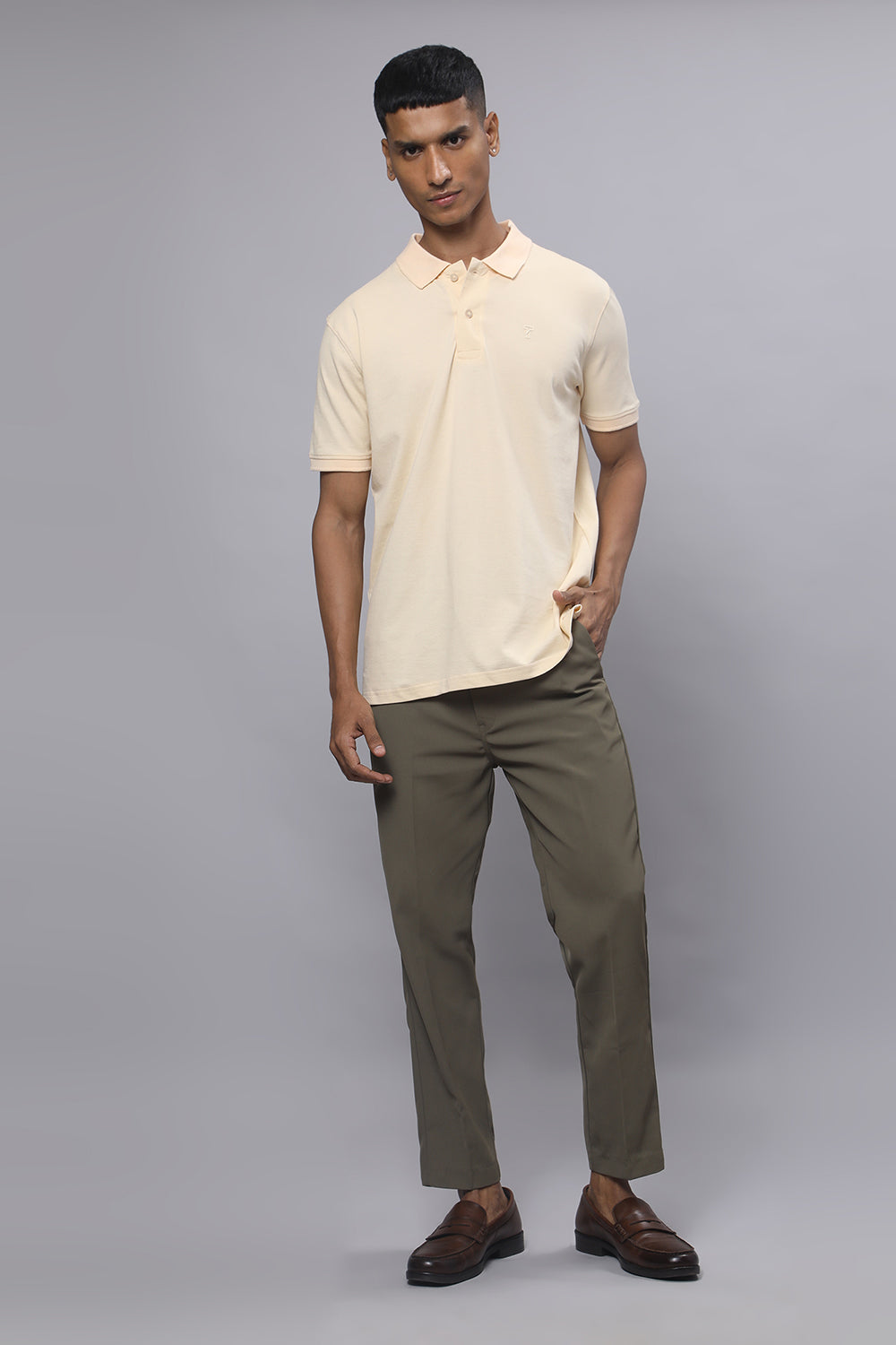 Ivory Edge Polo - Ivory