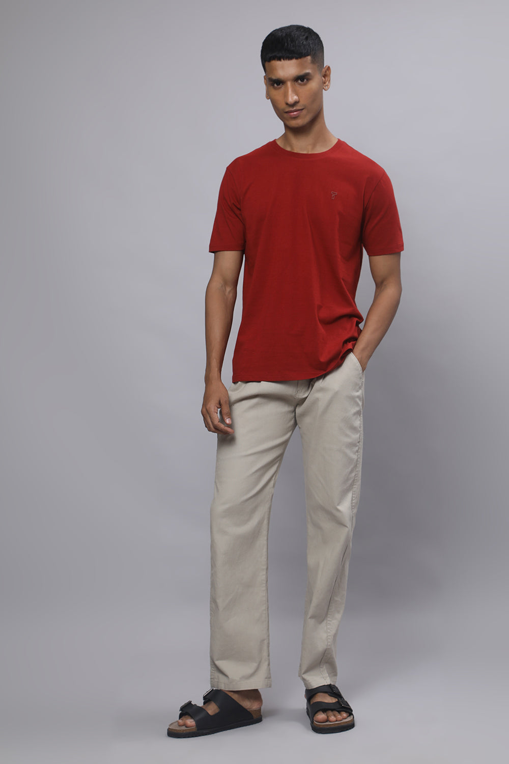 Maroon Monarch Tee – Deep Maroon