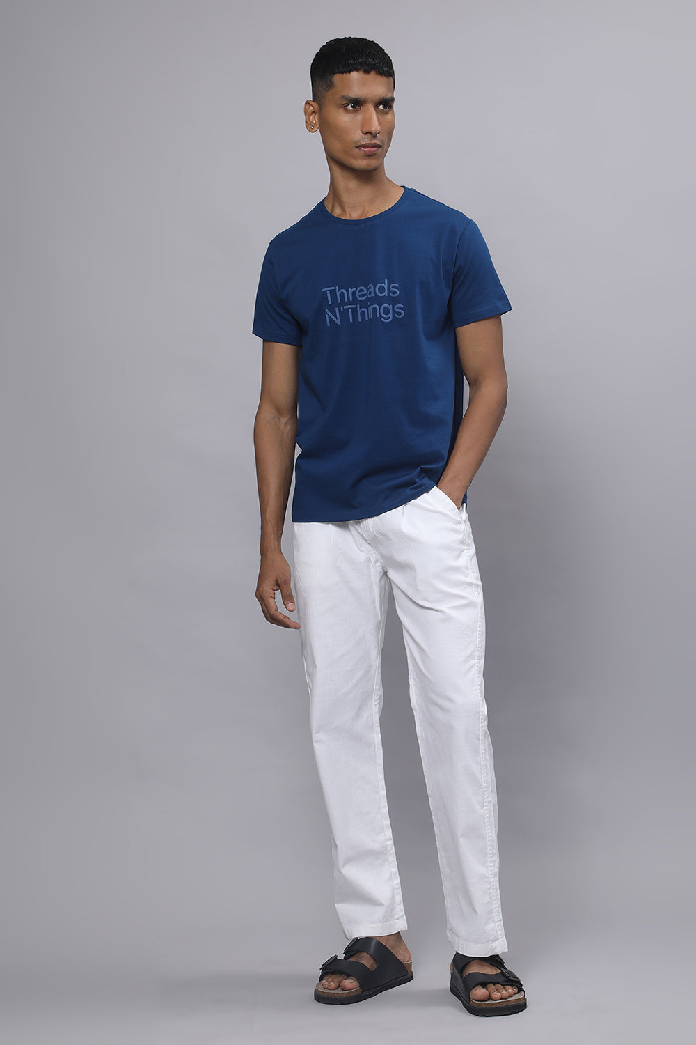 Azure Luxe Supima Tee –  Blue