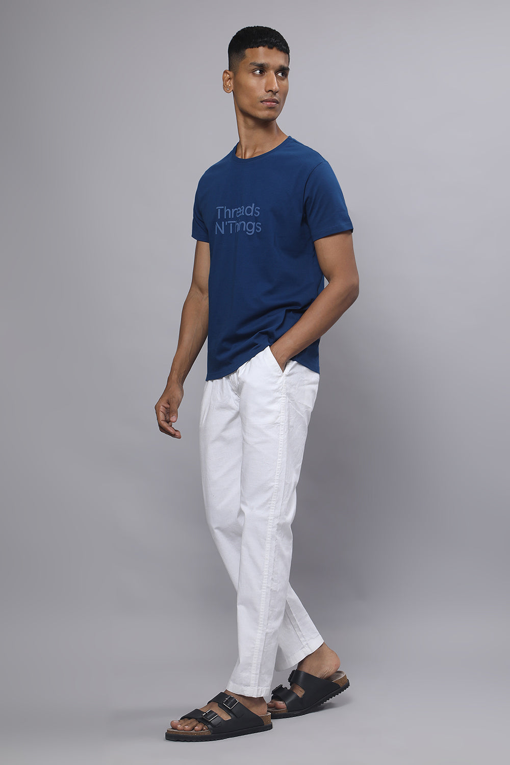 Azure Luxe Supima Tee –  Blue