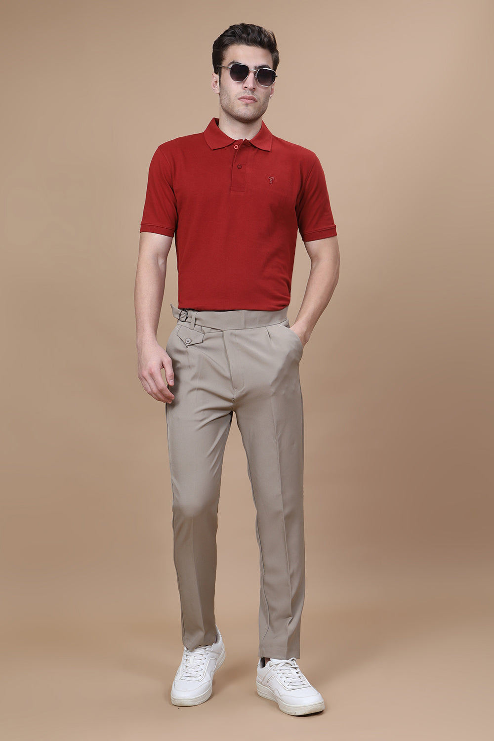 Maroon Monarch Polo – Deep Maroon