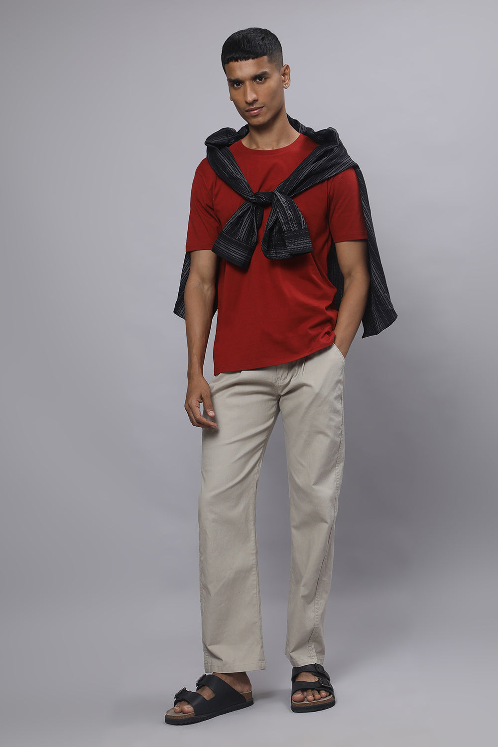 Maroon Monarch Tee – Deep Maroon